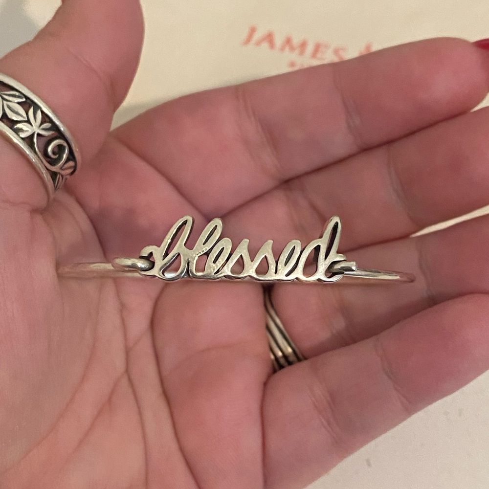 James Avery Retired “Blessed” Hook-On Bracelet
